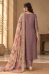 Dusty Mauve Embroidered Kurta Set - Image 3